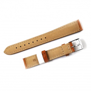 Curea ceas Morellato Original - Piele Naturala, Culoare Maro-deschis - 16mm - A01X0969087046CR - Img 3