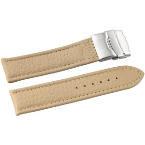 Curea Ceas Piele Naturala Crem 18mm - 24mm WZ435