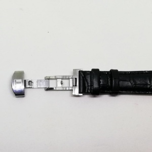 Curea Ceas Piele Naturala Neagra TISSOT 1853 Capete Curbate 18mm 20mm 22mm 23mm 24mm WZ1955 - Img 2