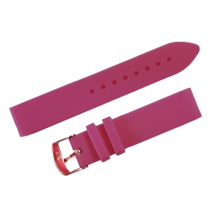 Curea Ceas Silicon Magenta 18mm, 24mm WZ1126 - Img 2