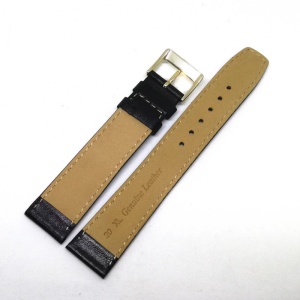 Curea Ceas XL Din Piele Neagra 18mm 20mm 22mm WZ1363 - Img 3