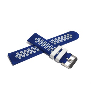 Curea de ceas Albastra din Silicon 22mm WZ5359 - Img 2