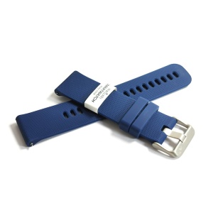 Curea de ceas Albastra Morellato Byte (EC) Silicon - 18mm, 20mm, 22mm - Img 2