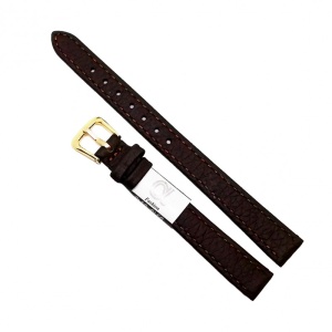 Curea de ceas din piele naturala Maro XL - 12mm - C3141
