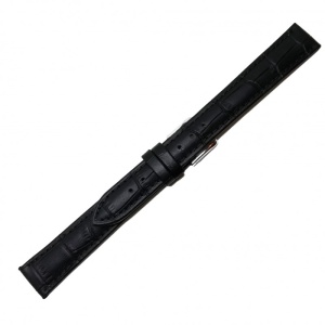 Curea de ceas din piele naturala Neagra XL - 16mm - C3140 - Img 3