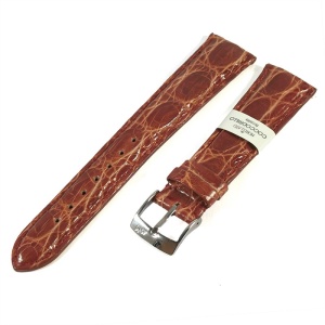 Curea de ceas Morellato Amadeus Tan din piele de crocodil - 12mm 14mm 16mm 18mm, 20mm, 22mm - Img 4
