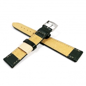 Curea de ceas - Morellato Green Collection - Piele Ecologica - Culoare Verde Inchis - 18mm 20mm 22mm 24mm - A01X5336D05071CR - Img 4