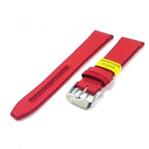 Curea de ceas Morellato Water Resistant - Piele Naturala si Material Tehnic - Culoare Rosie - 22mm - A01X5395B55083CR - Img 4