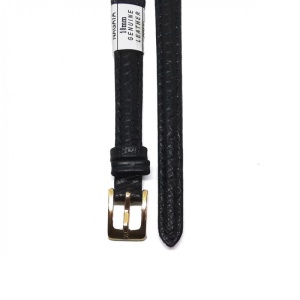 Curea de ceas Nagata - Piele Naturala Neagra - Imprimeu Sarpe - 10mm - WZ3659 - Img 2
