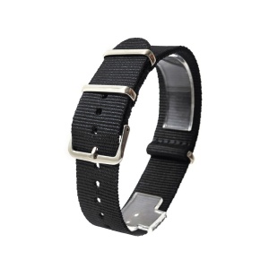 Curea de ceas NATO Neagra 18mm 20mm 22mm BD010 - Img 2