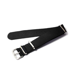 Curea de ceas NATO Neagra 18mm 20mm 22mm BD010 - Img 3