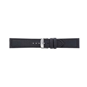 Curea de ceas Neagra din material tehnic reciclat Morellato Corfu Recycle Fabric - 22mm