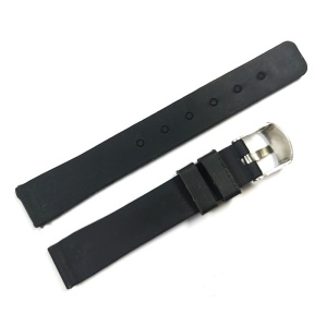 Curea de ceas Neagra din Silicon 16mm WZ4615 - Img 3