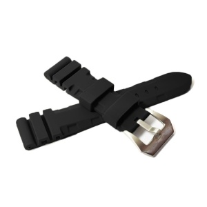 Curea de ceas Neagra din Silicon 22mm JD1611 - Img 2