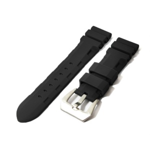 Curea de ceas Neagra din Silicon 22mm JD1611 - Img 4