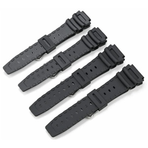 Curea din cauciuc (resin) Casio MD-310 / MD-752 / MDA-100 / MW-105 / MWA-50Q / SHW-100 — sport, rezistentă la apă, 22mm WZ1020 - Img 4