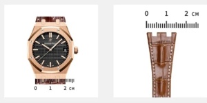 Curea din piele de vacă compatibila Audemars Piguet Royal Oak 15710, 15703, 26471, 26474 – 28 mm - Img 3