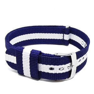 Curea Morellato tip NATO Evolution Nastro Cannete Blue White 18mm A01X4737A74816CR - Img 3