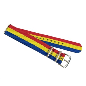 Curea NATO Material Textil - ROMANIA 18mm 20mm 22mm - Img 4