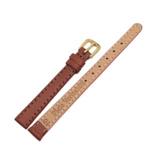 Curea pentru ceas din piele naturala Maro - 10mm - WZ3763 - Img 2