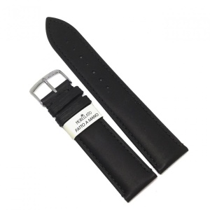 Curea pentru Ceas Morellato Levy Vitello Piuma - Culoare Neagra, textura Mata - 20mm 22mm