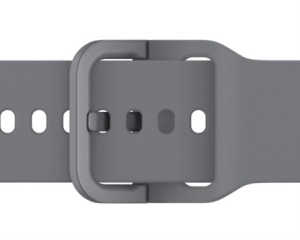Curea Smartwatch Compatibilă Samsung – Sport Band (20 mm, M/L) pentru Galaxy Watch 4 / 4 Classic – Gri – Fluoroelastomer - Img 3