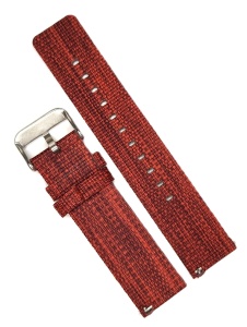 Curea Universală Nylon Țesut pentru Smartwatch – 18/20/22 mm – 8 Culori – Respirabilă – Cataramă Argintie - Img 10