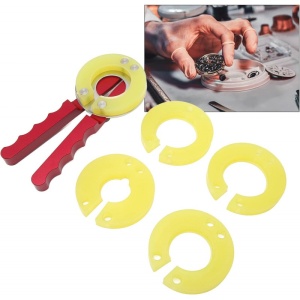 Deschizător Reglabil Bezel pentru Ceas – 4 Capete de Schimb – Unealtă Profesională - Img 2