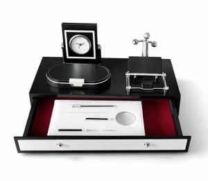 Organizator Birou 4 în 1 cu Sertar – Lemn – Birou Acasă sau Oficiu – Compartimente Birou – Organizare Documente și Accesorii - Img 4