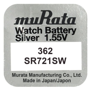 Pachet 10 baterii pentru ceas - Murata SR721SW - 362 - Img 2