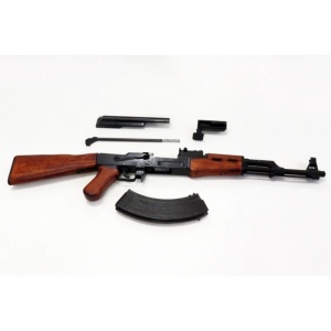 Replică de Colecție Kalashnikov AK-47 – Metal și Lemn Masiv (87 cm) - Img 2