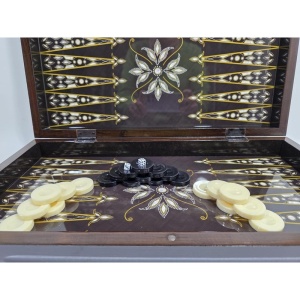 Set de Table (Tavla) Turcești din Lemn - Cu Piese și Zaruri - Img 7