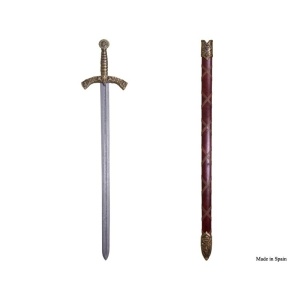 Spadă Cavaler Templier cu Teacă – 110 cm – Cadou Ideal pentru Colecționari - Img 2