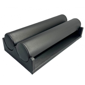 Suport pentru Bijuterii din Satin, Gri | Organizator Elegant pentru bratari si ceasuri | WZ2380 - Img 2