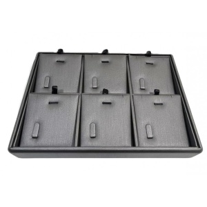 Tava Expozitie Bijuterii | Organizator Elegant cu 6 Compartimente WZ4457