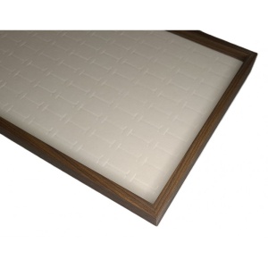 Tavă Organizatoare Bijuterii – Premium Cream & Wood, Capacitate 100 Inele - Img 3