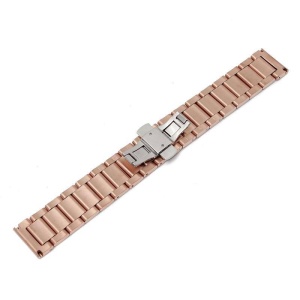 Bratara ceas 20mm otel inoxidabil Copper Gold WZ1681 - Img 3
