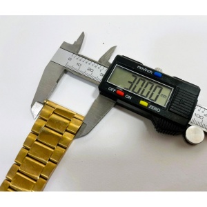 Bratara Ceas Culoare Aurie | Latime Anse 30mm | Compatibila Cu Multiple Modele | WZ3276 - Img 3