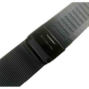 Bratara Ceas Milaneza Negru-antracit din Otel Inoxidabil 16mm 18mm 20mm 22mm 24mm WZ2088 - Img 2