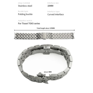 Brățară Compatibilă Tissot T065 Classic – 19 mm – Oțel Inoxidabil 316L - Img 2