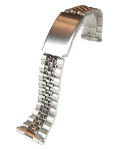 Brățară Jubileu cu Capete Retractabile – 16-22 mm – Argintie – Oțel Inoxidabil