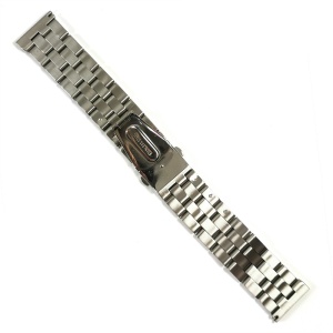 Bratara pentru ceas argintie cu 4 randuri de zale 22mm 6BR79 - Img 3