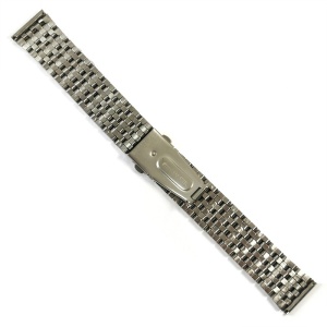 Bratara pentru ceas argintie cu 7 randuri de zale 20mm 4BR18 - Img 3