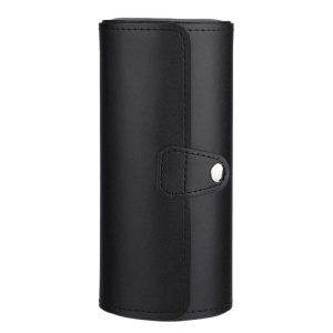 Caseta transport si depozitare pentru 2 ceasuri si bijuterii din piele ecologica - Rosie / Neagra / Carbon - WZ3450 - Img 9