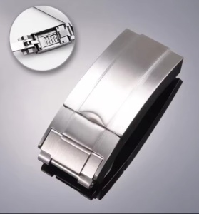 Cataramă Glide Lock 9 mm – Oțel Inoxidabil – Compatibilă Rolex Submariner, Daytona, GMT – Reglaj Fin