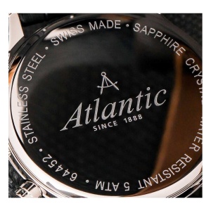 Ceas Atlantic Seabase Chronograph 64452.41.58 – Cronograf Elvețian – Carcasă 42 mm – Geam Mineral - Img 4