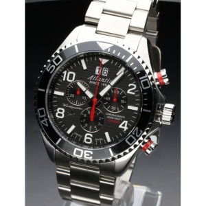Ceas Atlantic Worldmaster Chronograph Diver 55475.47.65R – Cronograf Elvețian – Geam Safir – Rezistență 20 ATM - Img 4