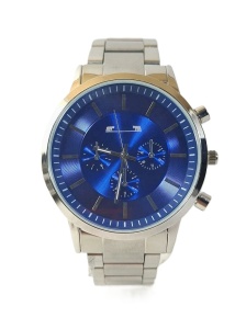 Ceas Bărbătesc Matteo Ferari MF10025 Silver – Carcasă Oțel 42 mm – Brățară Argintie – Cadran Argintiu – Quartz Japonez