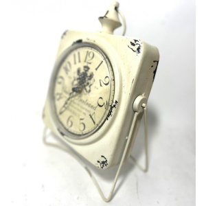 Ceas de Masă cu Aspect Vintage | Formă Patrată de Ceas de Buzunar | Model WZ4343 | WatchZone - Img 2