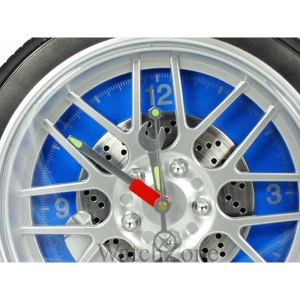 Ceas de perete anvelopa WHEEL CLOCK Blue / Red / Black WZ1539 - Img 4